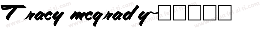 Tracy mcgrady字体转换